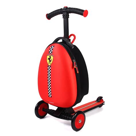 children's travel bag with scooter